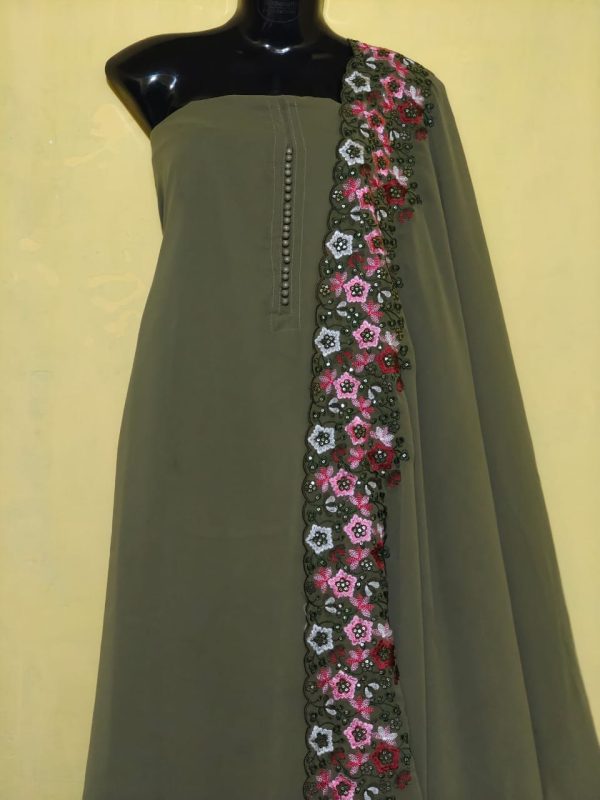 Georgette Churidar Material